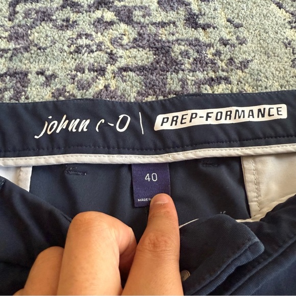 Johnnie-O 9” Inseam Cross Country Prep-Formance Shorts High Tide Sz 40 - Picture 4 of 11